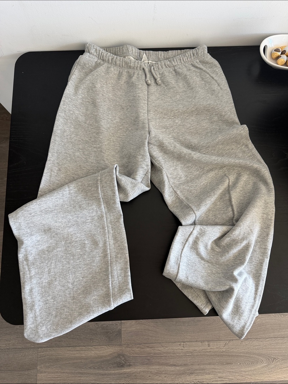 H&M Light Gray women’s Sweatpants with Drawstring